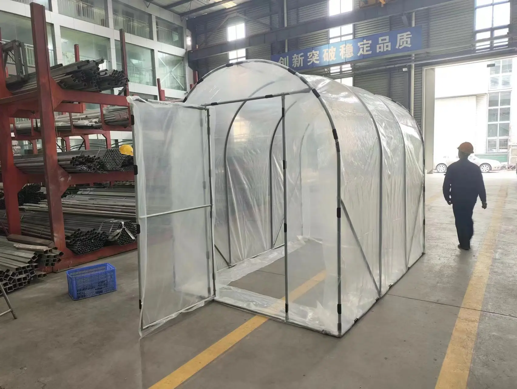 2025 الدفيئة الصغيرة للفواكه والخضروات والدواجن الدفيئات الزراعية PE فيلم بلاستيكي تغطي الزراعة