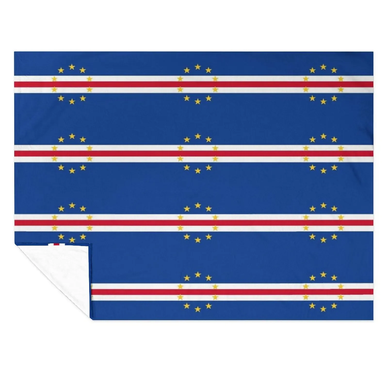 

flag of Cape Verde Throw Blanket Plush Nap Giant Sofa Bed Blankets
