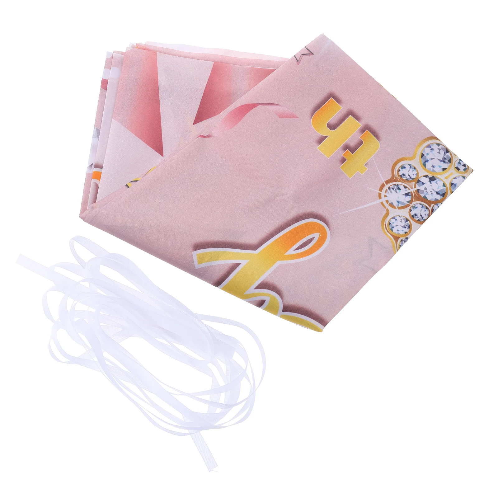 

18Th Birthday Banner Backdrop Chic Party Decoration Large Pattern Suitable for Cake Table and Photo Background High-Quality