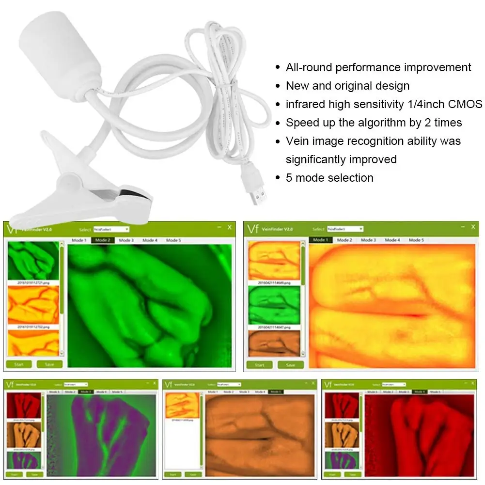 Infrared Vein finder Viewer Transilluminator  Vein Finder Display Machine Lights Imaging Vein Finder Adult Baby Vein