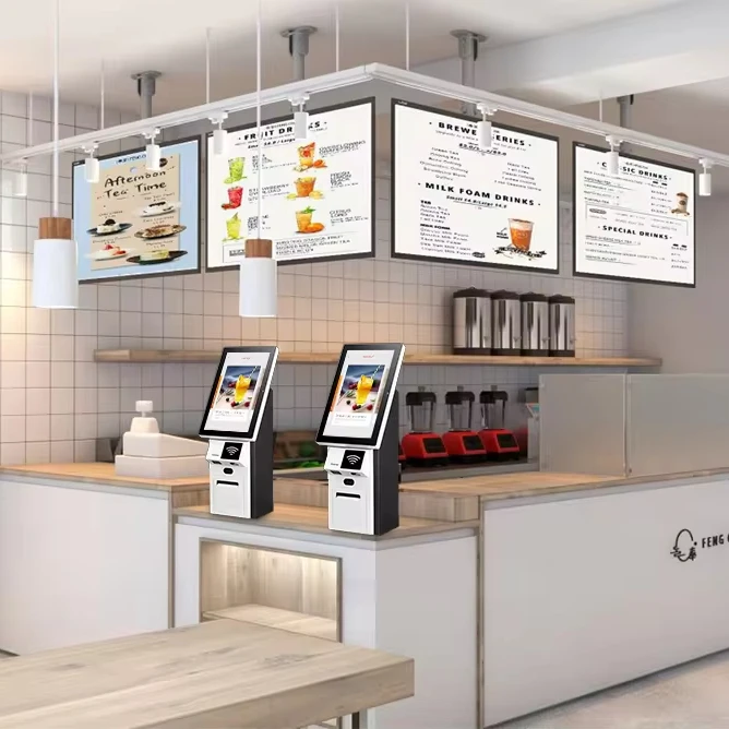 

21.5 15.6 Inch Android Windows Cash Register Touch Screen POS Self-service Kiosk for Ordering Payment