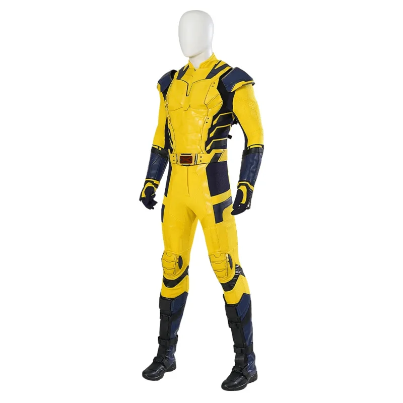 New Deadpoolr 3 Wolverine Cosplay Costume Wolverine Cosplay Zentai Full Set With Bosysuit Shoes Handmade Halloween Man Outfit