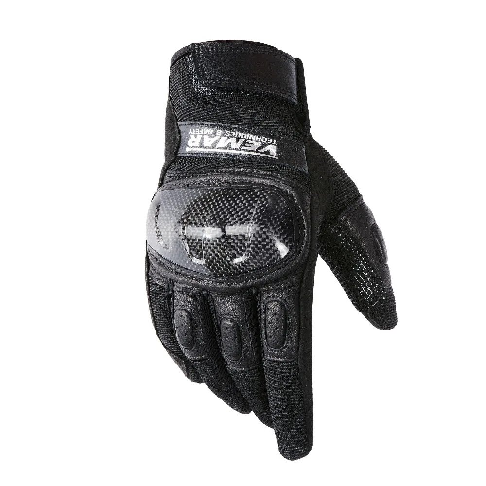 

Motorcycle Gloves for Men - Summer Edition All-Season Riding Gear for Motorcycle Racing & Off-Road Rider Protection Carbon