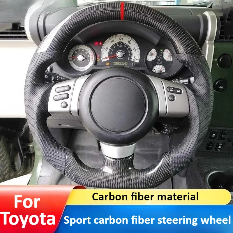 For 2004-2020 Toyota FJ Cruiser Steering wheel modificationhigh temperature resistanceanti slipbreathableodorless andcomfortable