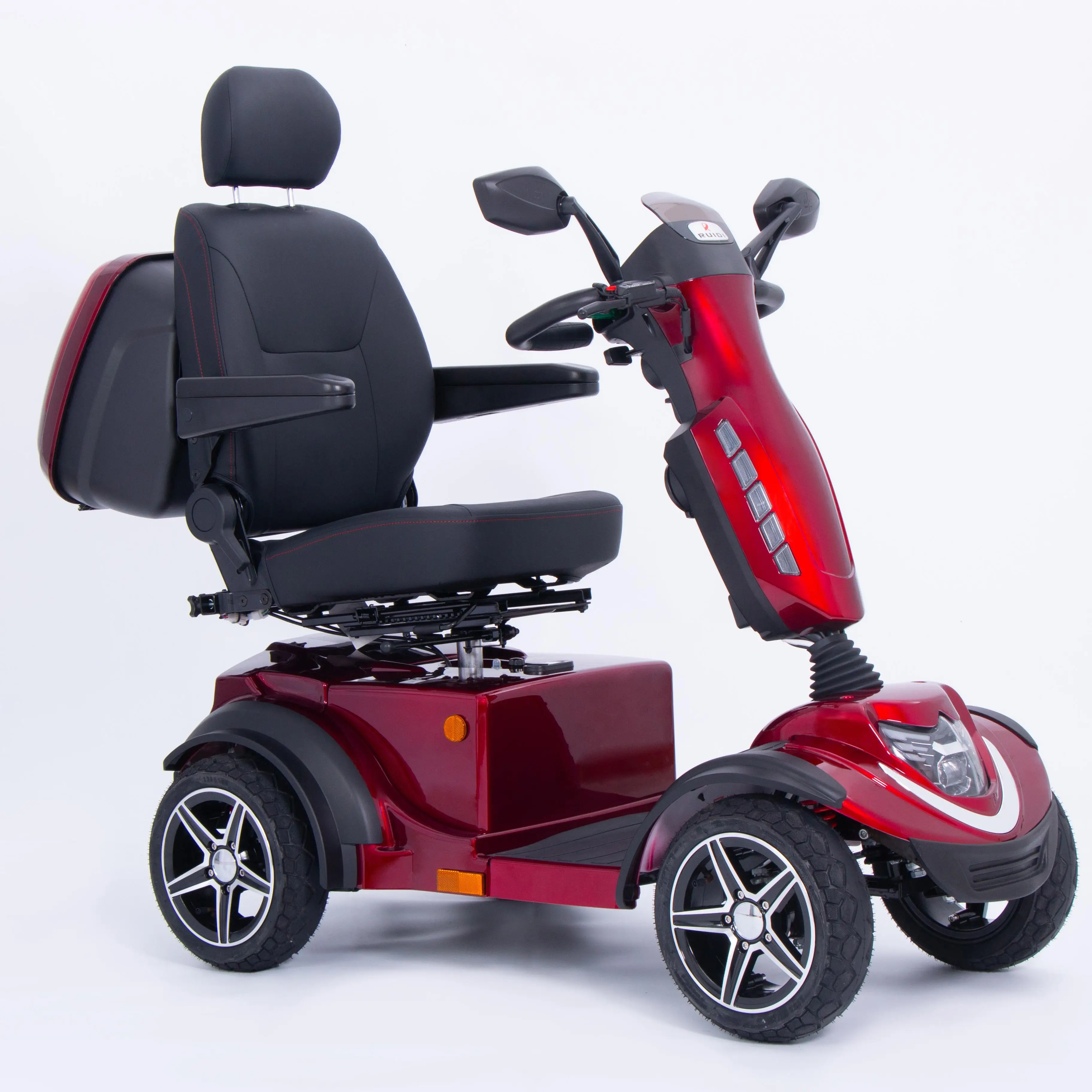 

Airo Folding Disable Scooter Powerful Disability Mobility Scooter Elderly Disabled with LED Headlight Handicapped Motorcycle
