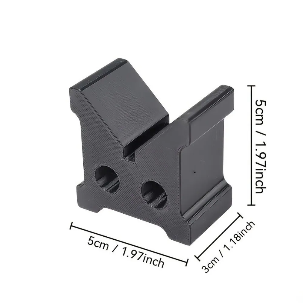 2Pcs 90 Degree V-Shaped Support Blocks Black V-Shaped Lathe Positioning Bracket Fixing Cylindrical Cylinder Locating Bracket