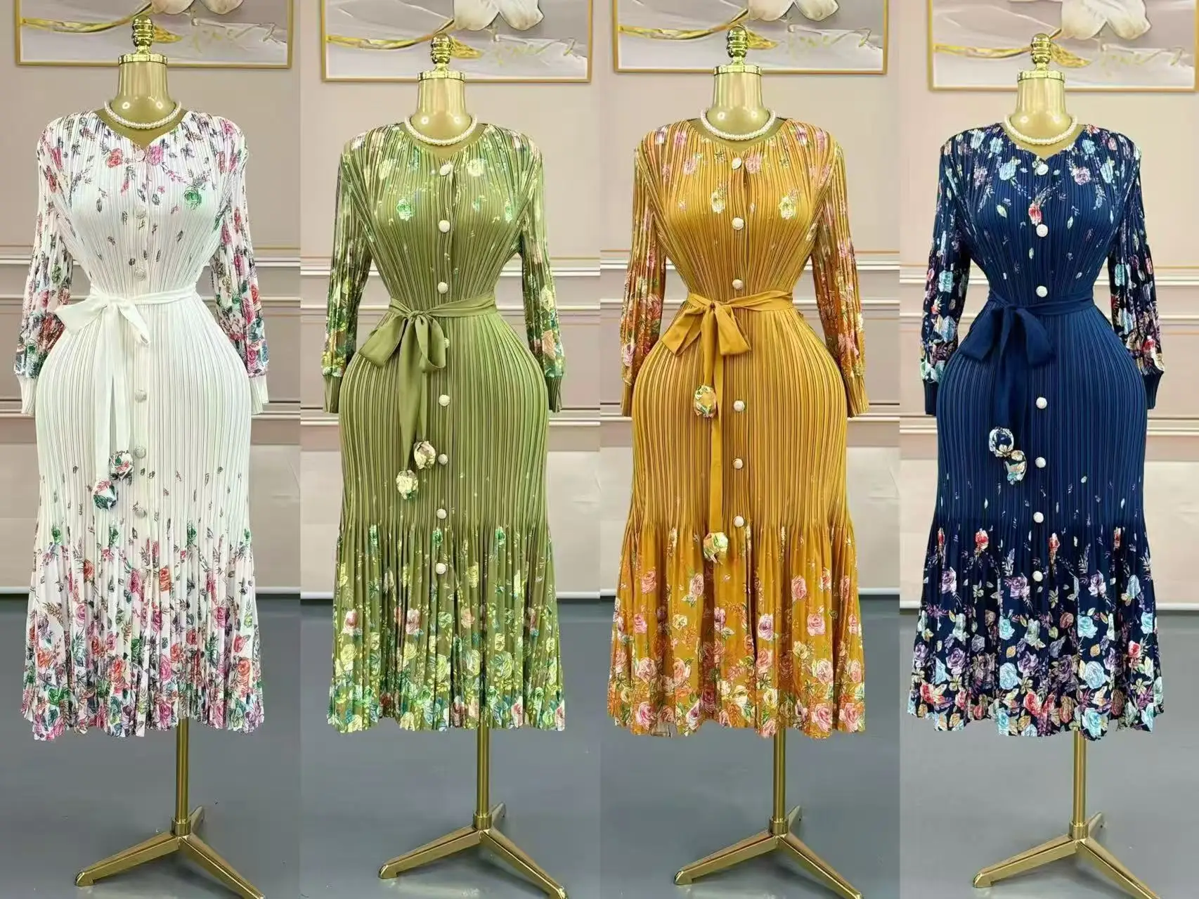 فساتين أفريقية تقليدية للنساء موضة الملابس الأفريقية Dashiki قفطان ملابس فستان سهرة رداء أفريقي فام 2025