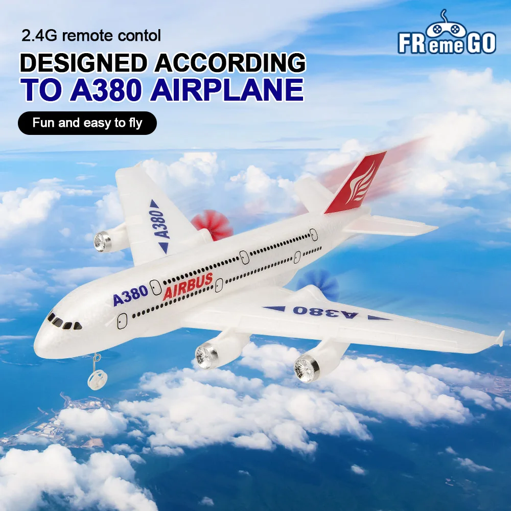 Airbus A380 RC Airplane Boeing 747 RC Plane Remote Control Aircraft 2.4G Fixed Wing Plane Model RC Plane Toys for Children Boys