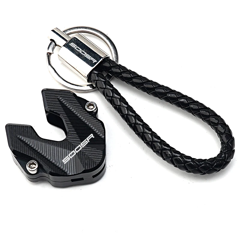 ل CFMOTO 500SR VOOM SR500 500-SR VOOM 2024-2026 + اكسسوارات دراجة نارية CNC المفاتيح حالة قذيفة وسلسلة المفاتيح حلقة رئيسية #5