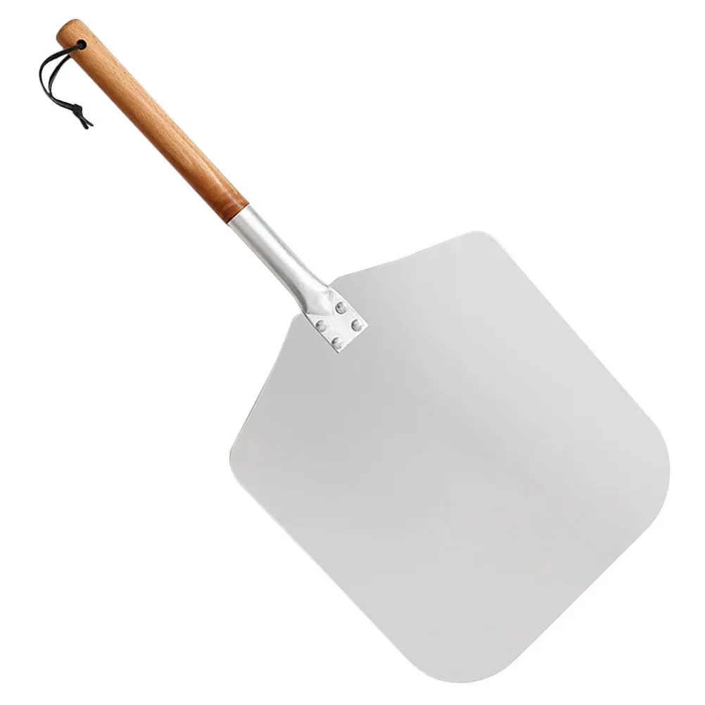 

Aluminum Pizza Spatula Long Handle Non-Slip Baking Tool Cake Turner Pie Server Kitchen Use Portable Metal Cake Shovel