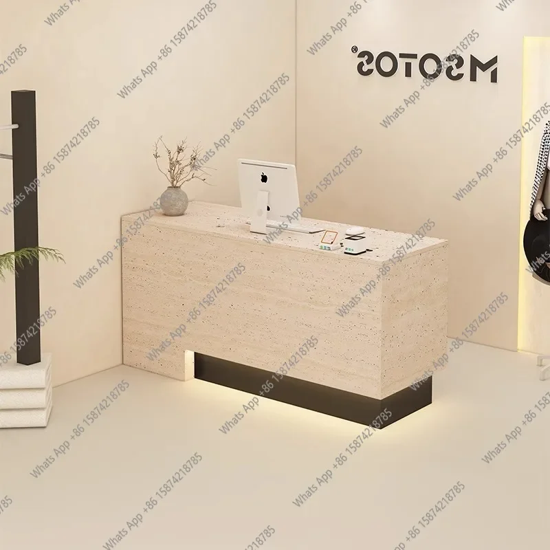 Sデザインオーガナイザー受付デスク会社役員レストランディスプレイ受付デスク高級モストラドール商業用家具