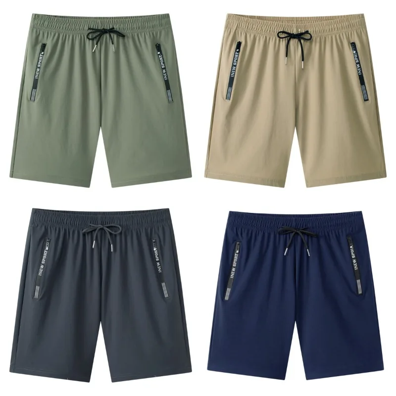 

Outdoor Cycling Sports Cool Breathable Loose Comfortable Quick Drying Casual Shorts Fashionable Ice Silk Three Part Shorts