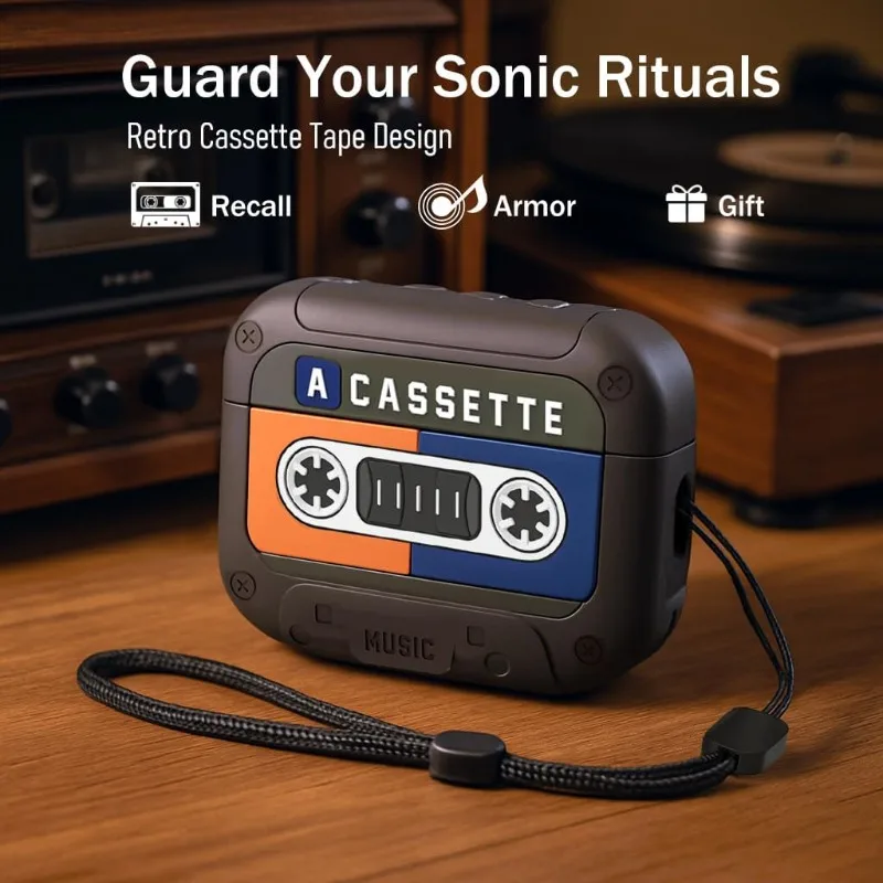 

Premium Anti - Scratch & Shockproof Silicone Protector, For AirPods 4/Pro 2 - Dust Resistant Cover With Precise Cutouts