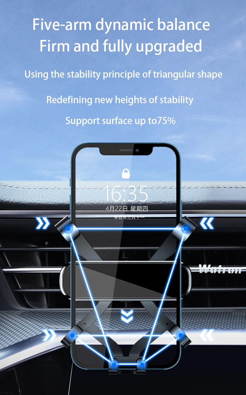 Auto Telefon Halter Mobile Halterung Ständer Für Audi A1 Sportback 8XA 8XF 2011-2019 Einstellbare GPS Navigation Halterung zubehör – Detail 5