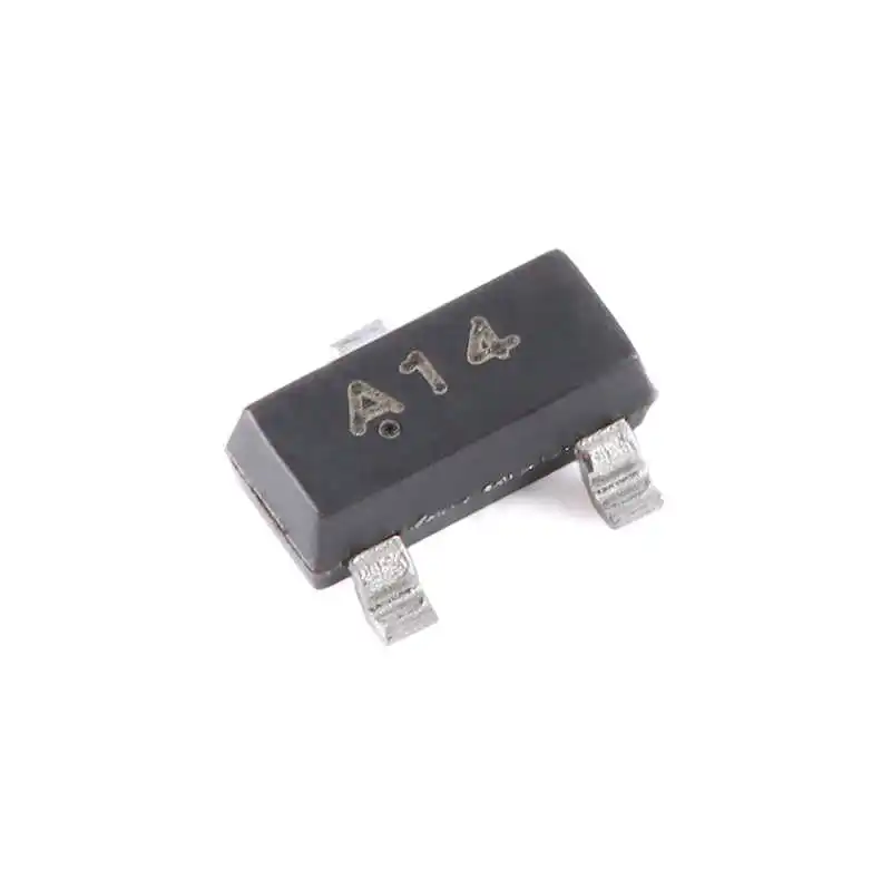 

Original authentic MMBD1504A A14 SOT-23 200V 200mA switching diode (10 pieces)