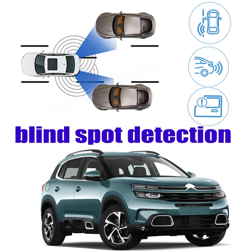 For Citroen C5 AirCross 2017~2020 Car BSD BSA BSM Blind Area Spot Warning Safety Drive Alert Mirror Rear Radar Detection