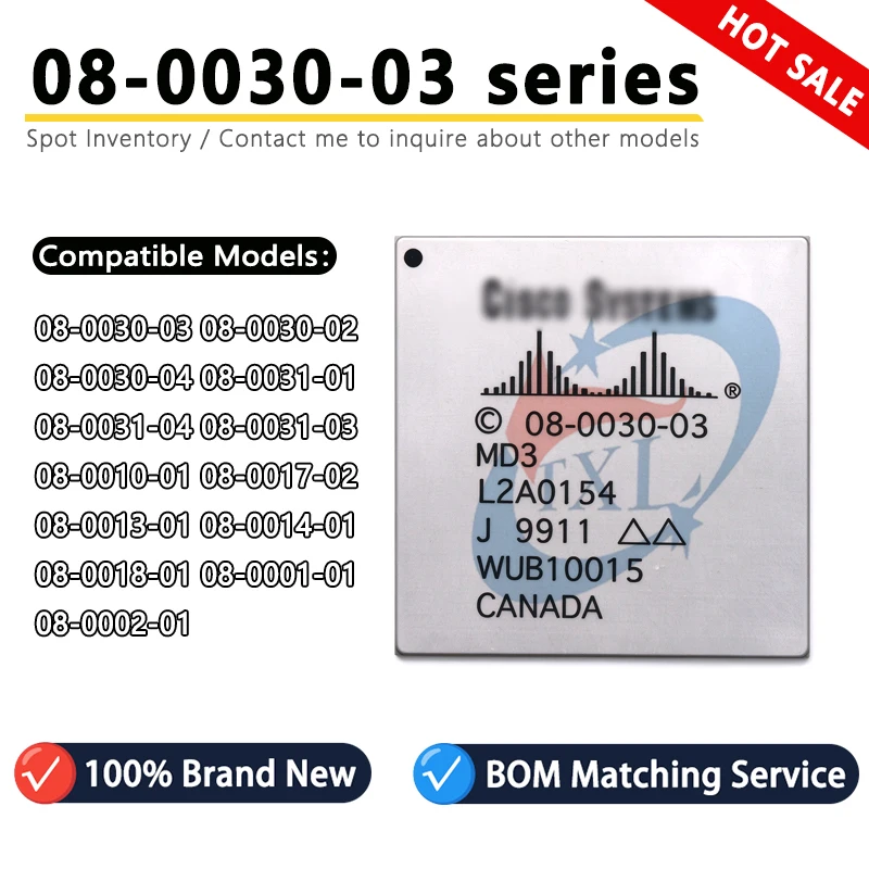 Import-CISCO 08-0030-0031-0010-0017-0013-0014-0018-0001-0002-04-03-02-01 Network switch chip BGA