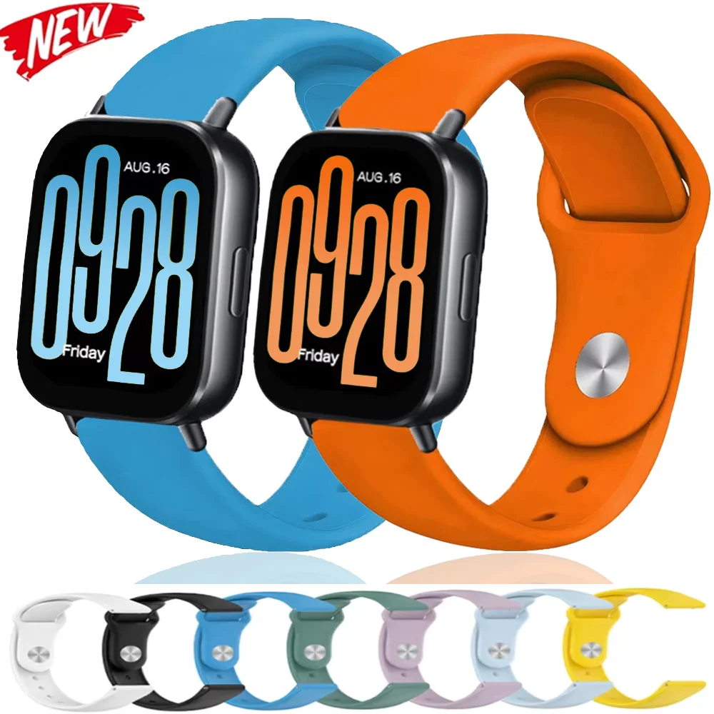 22mm 20mm Sports Silicone Strap for Redmi Watch 5 Active /5 Lite Bracelet Correa for samsung galaxy watch 7 6 5 4 40mm 44mm band