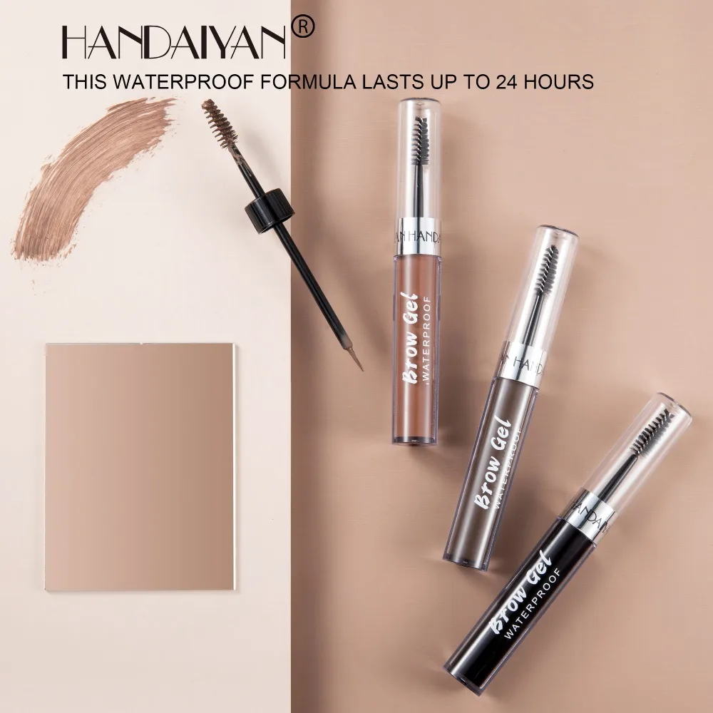 جل حواجب احترافي 8 ألوان ثلاثي الأبعاد مقاوم للماء يدوم طويلاً، لمسة نهائية طبيعية بدون تلطخ، مقاوم لنقل طوال اليوم، تأثير وشم #3