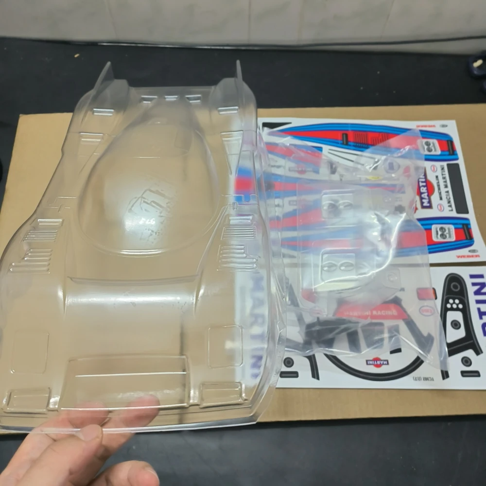 

TC302 1/10 Lancia LC2 прозрачный корпус Lexan с задним крылом и зеркалом и фотоэлементами, наборы пряжек подходят для дорожного автомобиля 1 10 RC Дрифт шасси 257 мм