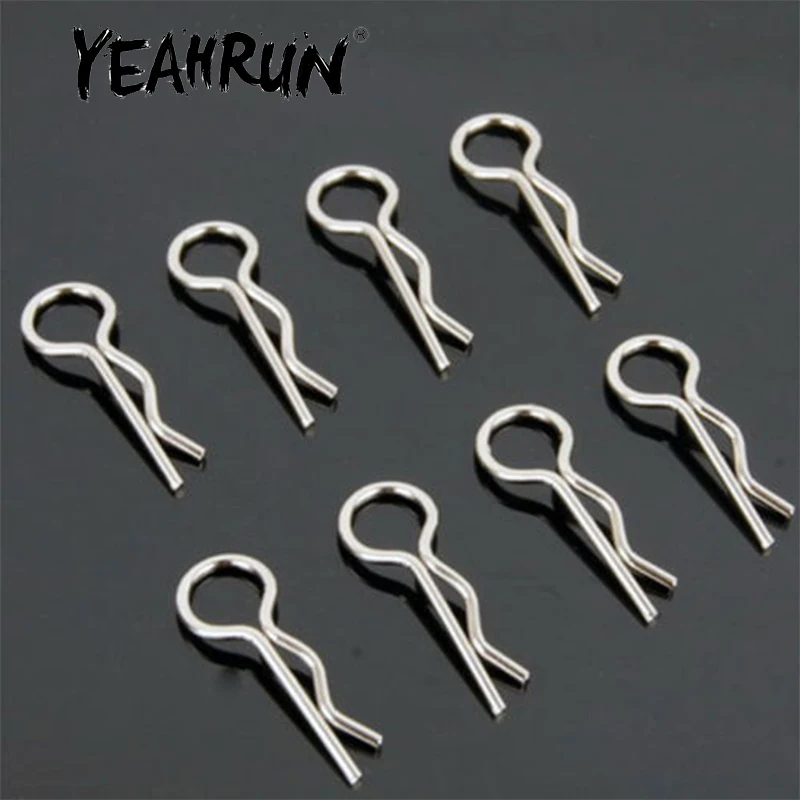 YEAHRUN 8 Pieces RC Car Body Clips Pins For 1/10 HPI 02053 94101 94102 94122 94103 94123 94166 94107 94188 94111 Spare Parts