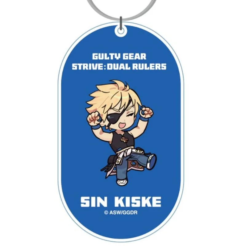 Anime GUILTY GEAR STRIVE: DUAL RULERS Sin Kiske Unika Acrylic Pendant Keychains Bag Decorations About 6CM