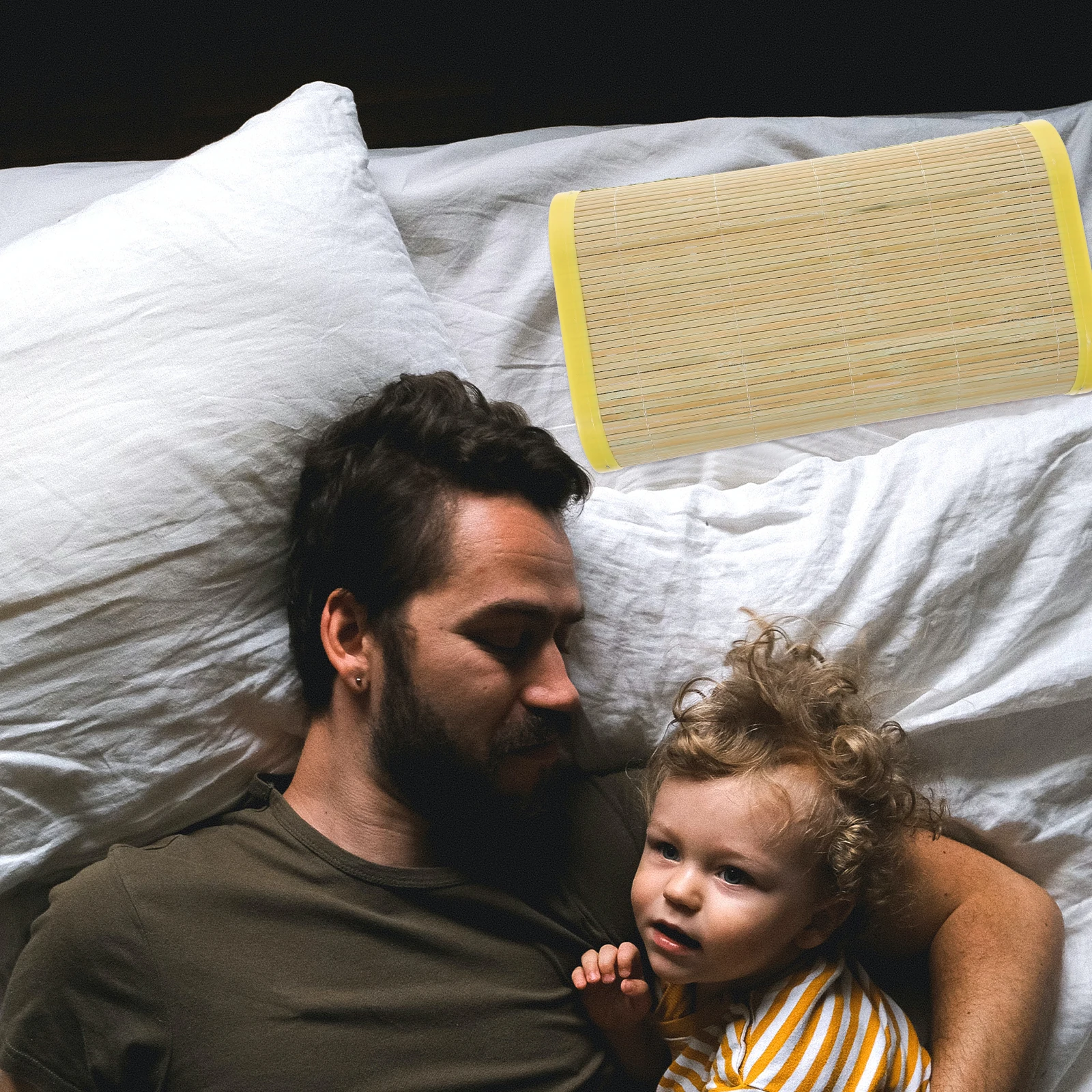 

Bamboo Pillow Elder Neck Rest Bamboo Woven Cervical Support Cooling Breathable Home Decor Cervical Pillow Summer Pillows