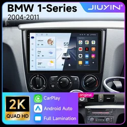 JIUYIN AI Voice Wireless CarPlay Android Auto Radio For BMW 1-Series 1 Series E87 E81 E82 E88 2004-2011 4G Car Multimedia GPS