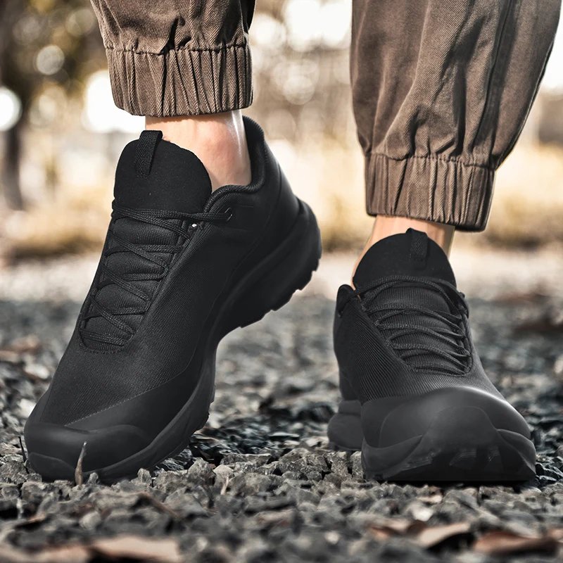 Anti-slip trail running shoes Mens sneakers Lightweight For men Swollen feet Arch support Pain relief Outdoor walking shoes