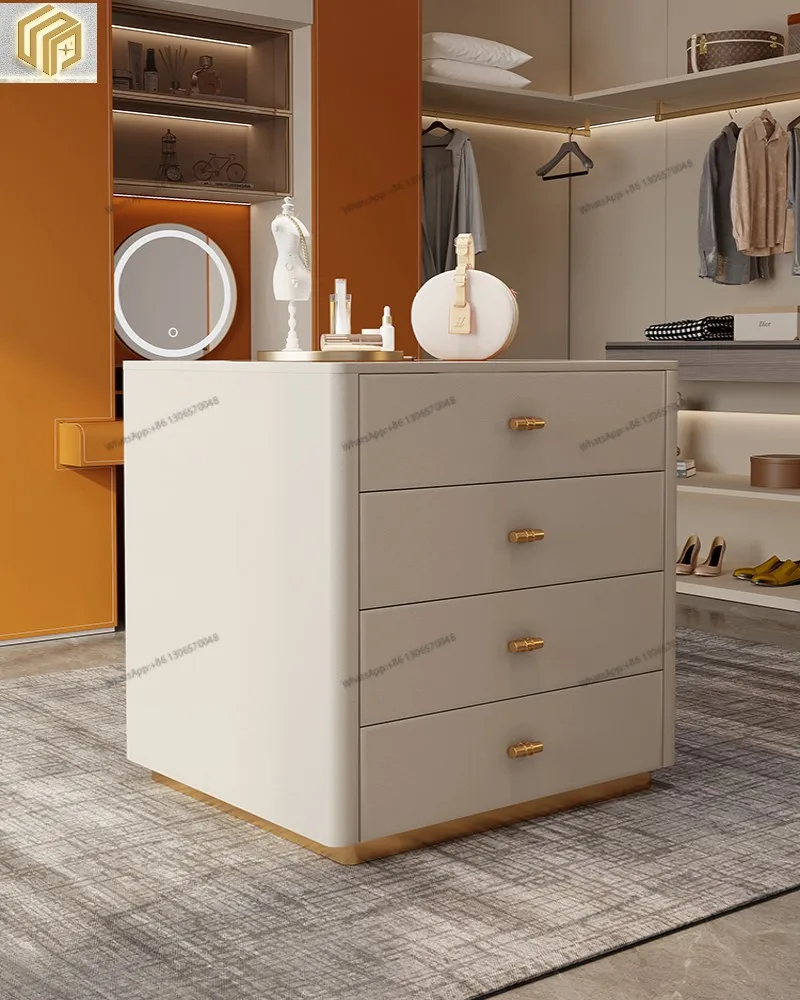 

Bedroom Central Island Platform Modern Designer Central Island Cabinet Multifunctional Jewelry Storage Display Cabinet