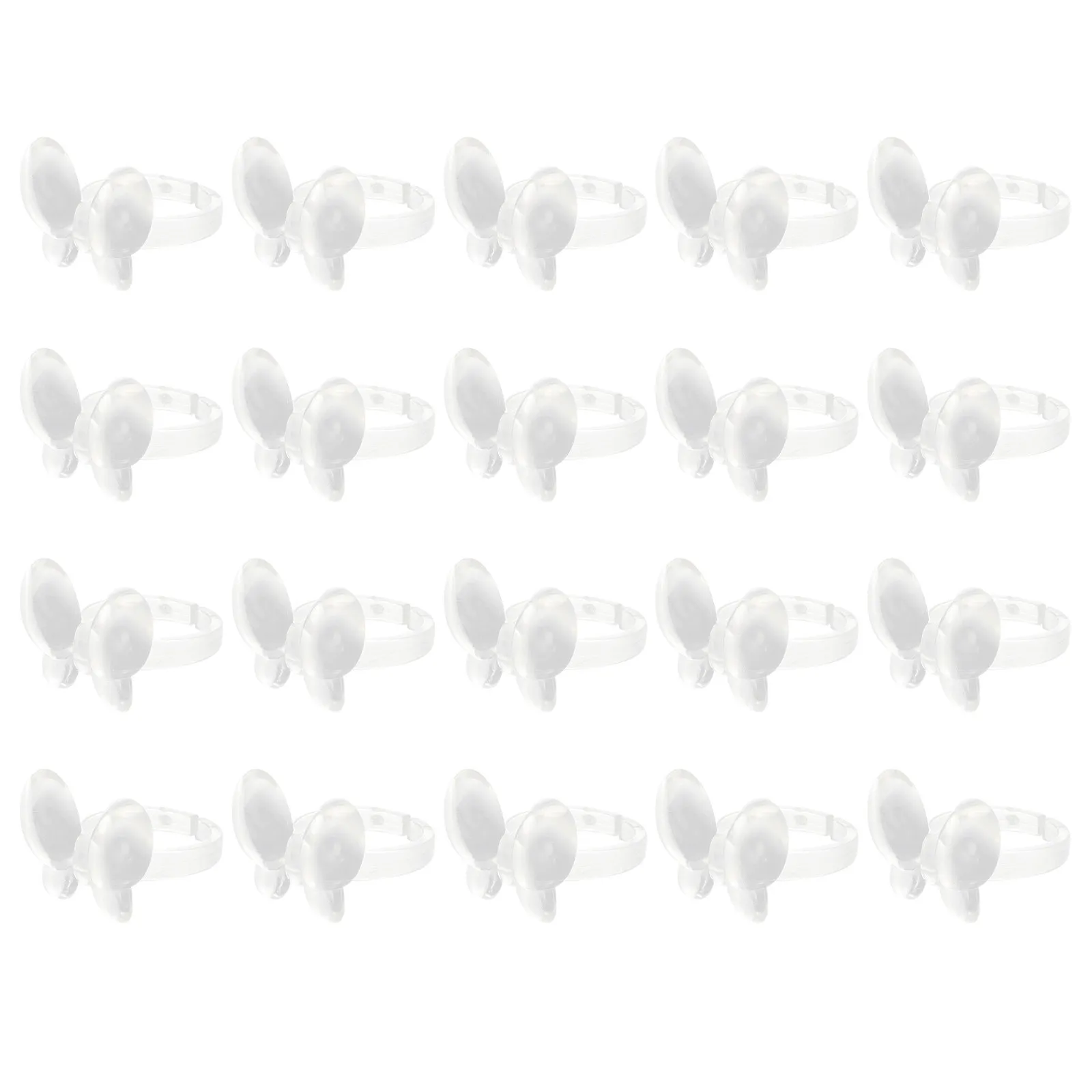 50Pcs Nail Art Display Stand Durable Ring Holder Practice Board for Nail Polish Photo Styling Perfect Prop Ring Display Stand