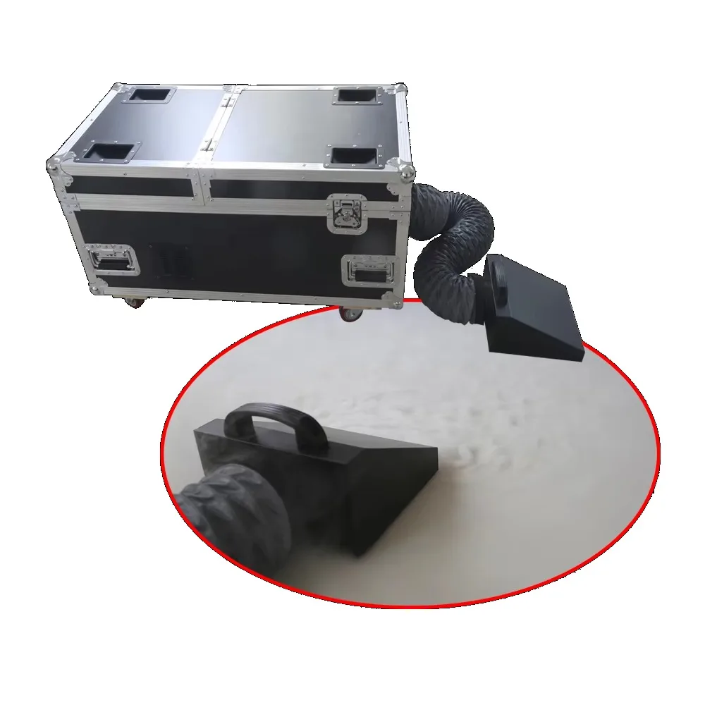 New decorative event party supplies Dmx remote control 3000w stage wedding ultra dry ice low lying fog smoke machine