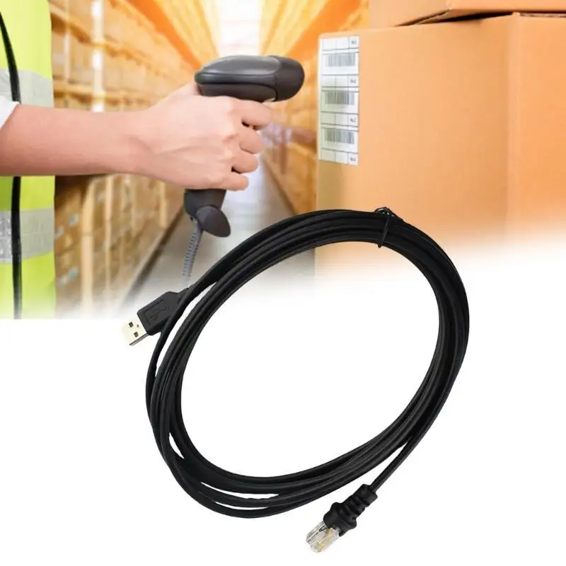 652F Omnidirectional Barcode Scanner USB Cable 200CM For MS5145 MS9540MS7120 Fast