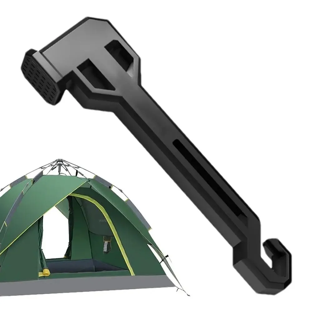 

Camping Hammer With Tent Stake RemoverShock Hammers Tools Noise Reduction Anti Slip Camping Tent Mallet For Hiking Outdoor Tools