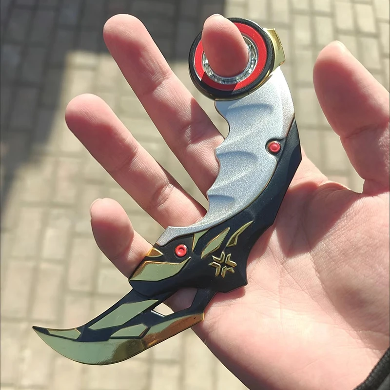 سلاح الشجاعة أبطال Karambit مخلب سكين لعبة الطرفية 16 سنتيمتر سلاح السيف المعدني نموذج اكسسوارات الحلي لعبة الأولاد هدية