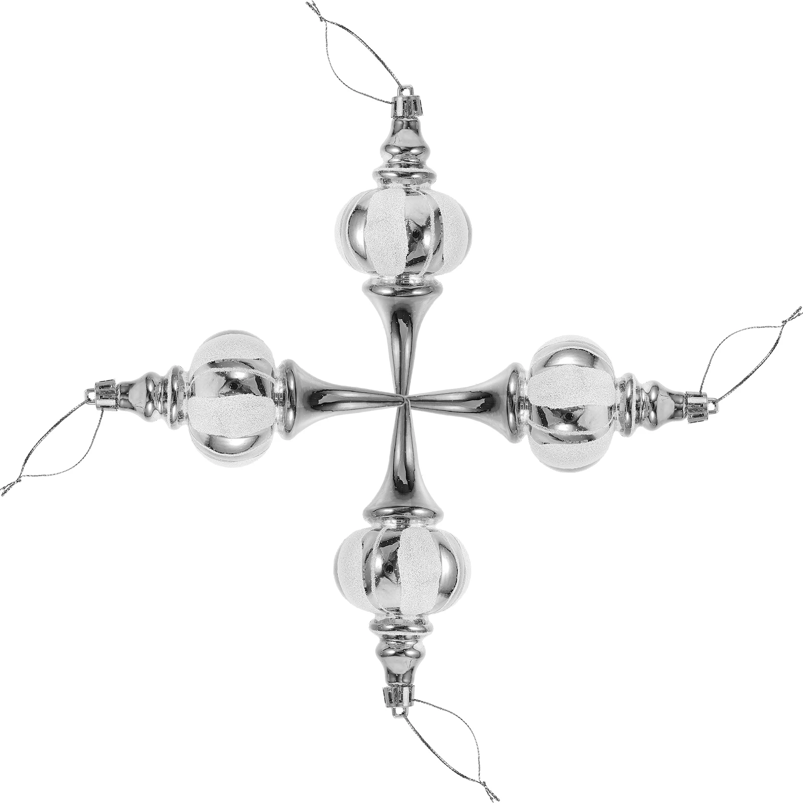 

4pcs Pendants Xmas Xmas Party Ornament Hanging Ornaments Decorations Christmas Tree Hanging Decors Plastic Cartoon Shaped Gifts