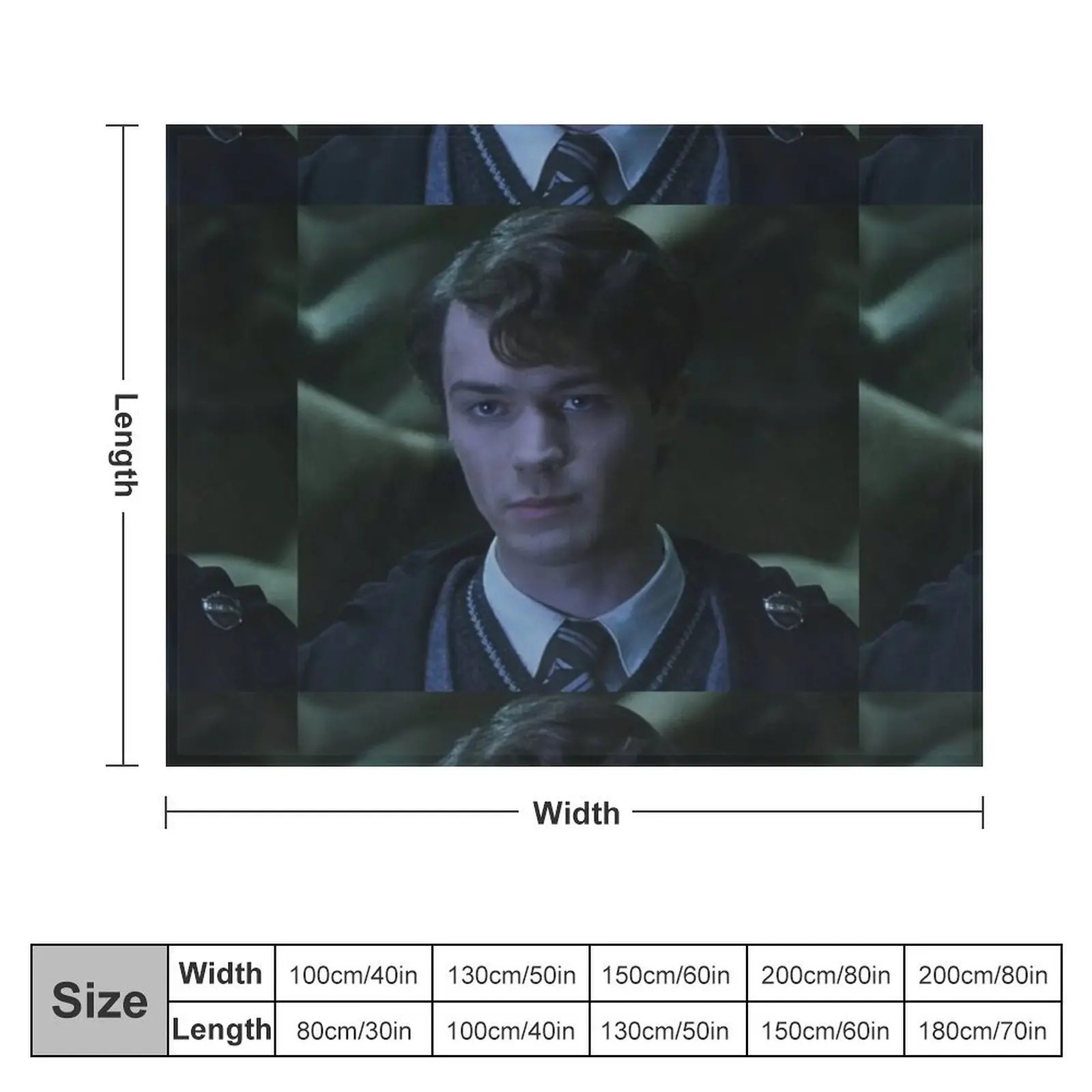 Tom riddle Throw Blanket For Decorative Sofa Tourist Blankets