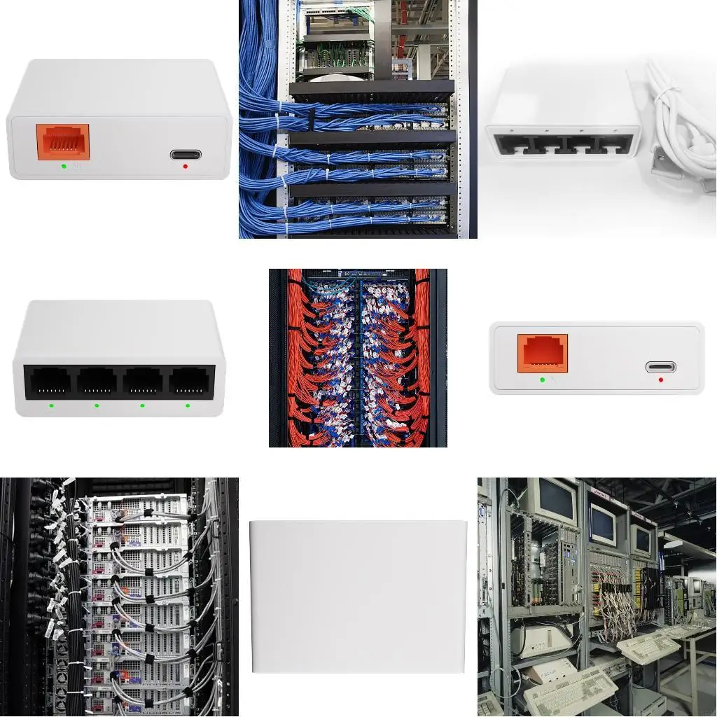 

Transportable 4 Port Net Divider 10/100Mbps Speed Stable Connection Tiny Plan D5QC