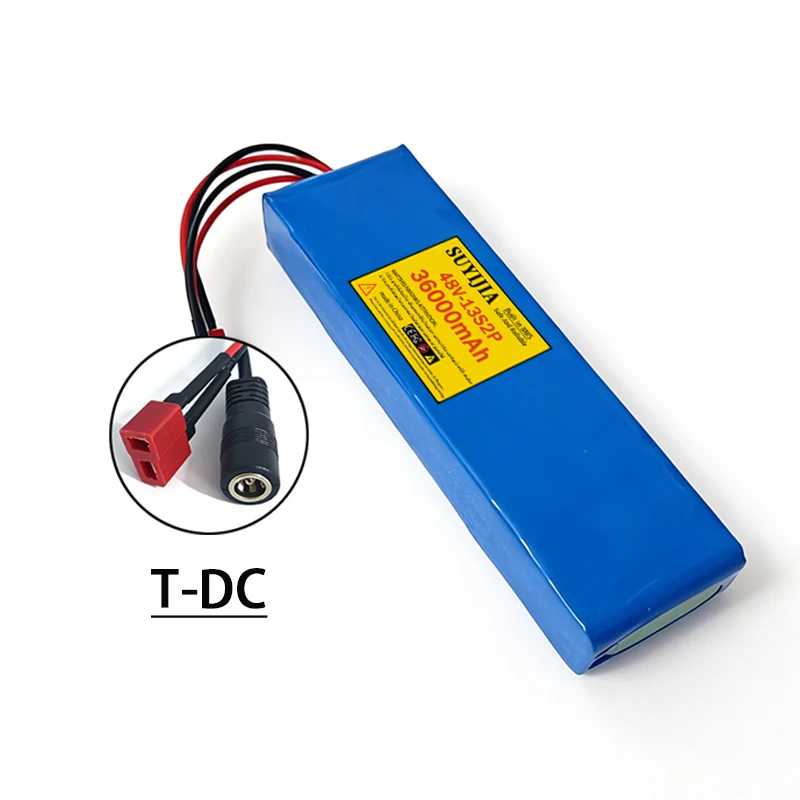 48V-13S2P 36000mAh new18650 lithiumbatterijpakket met ingebouwde 13S2P BMS-beschermingsplaat geschikt voor elektrische scooterbatterijen
