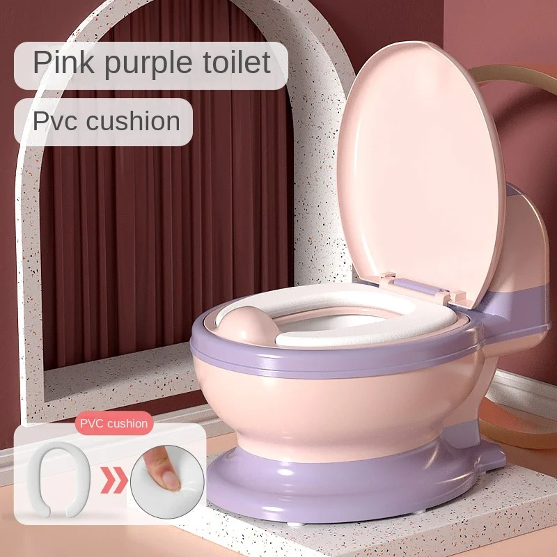 Advanced toilet trainingseatforchildren-realistic andcomfortable, equipped with detachable bowl, built-in paper towel dispenser,