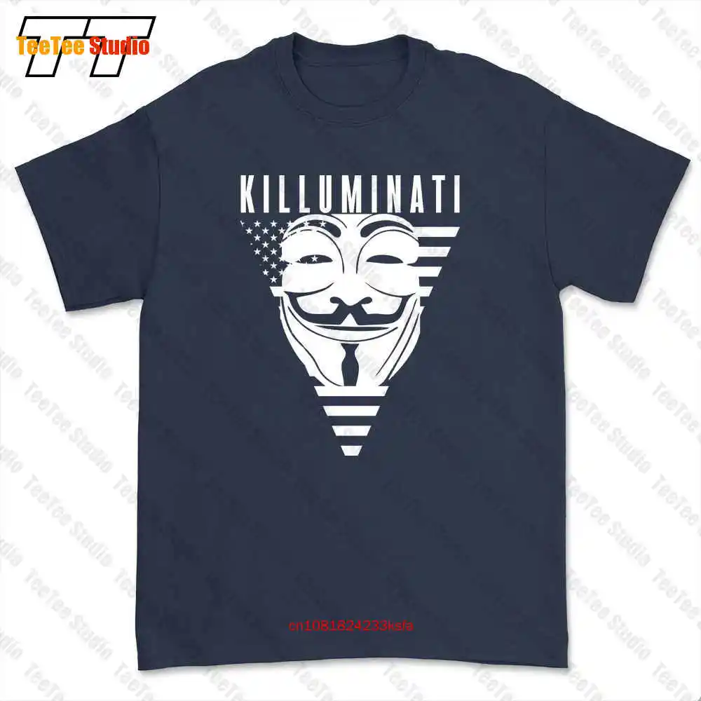 Killuminati Illuminati Anti Nwo Guy Fawkes Anonymous T-shirt Tee FQFT