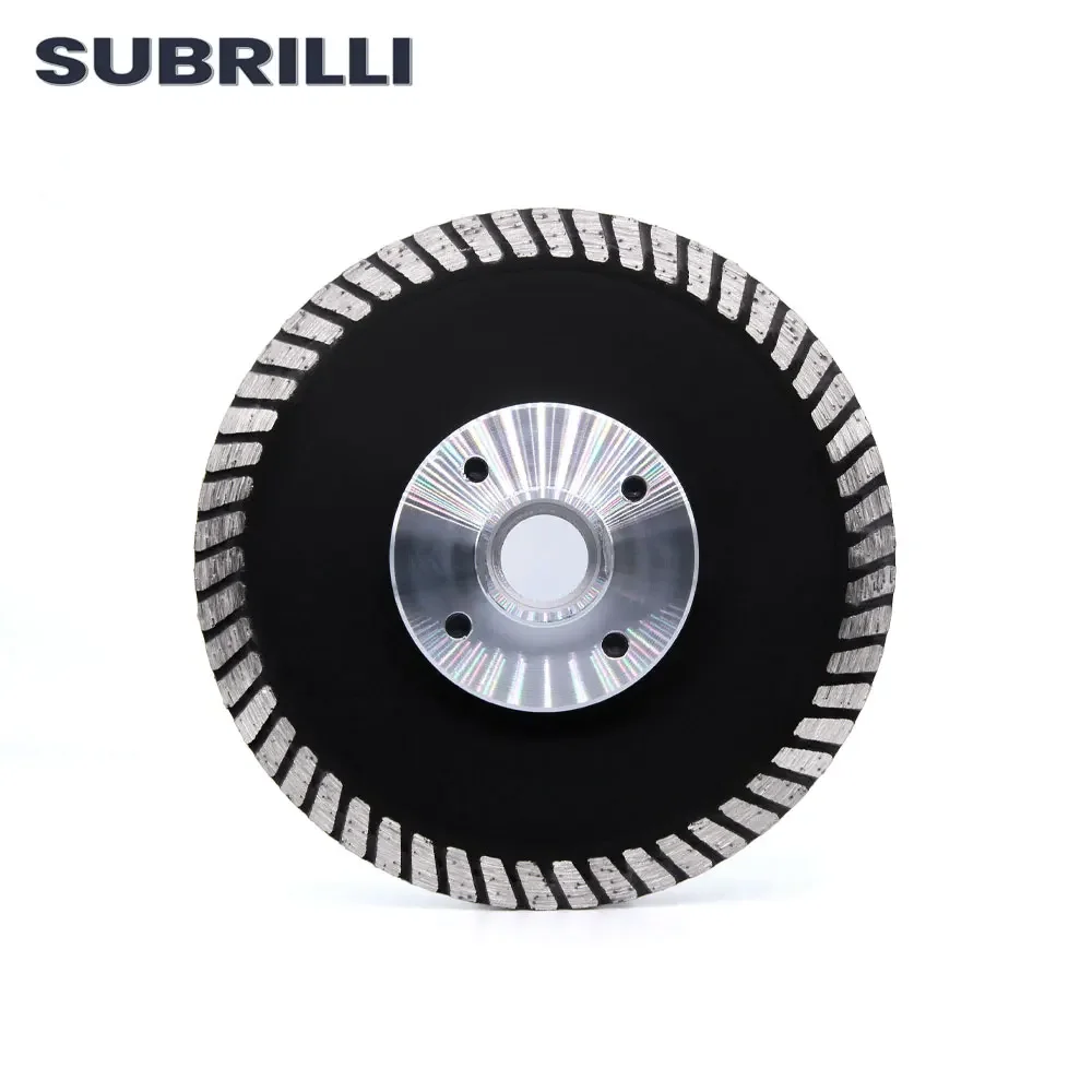 SUBRILLI 115mm Diamond Dual Saw Blade M14 Thread Hot Pressed Cutting Grinding Disc Stone Granite Marble Concrete Cut Blade 4.5\