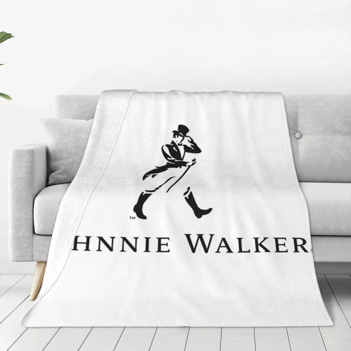 Johnnie Walker Blankets Soft Warm Flannel Throw Blanket Bedspread for Bed Living room Picnic Travel Home Sofa
