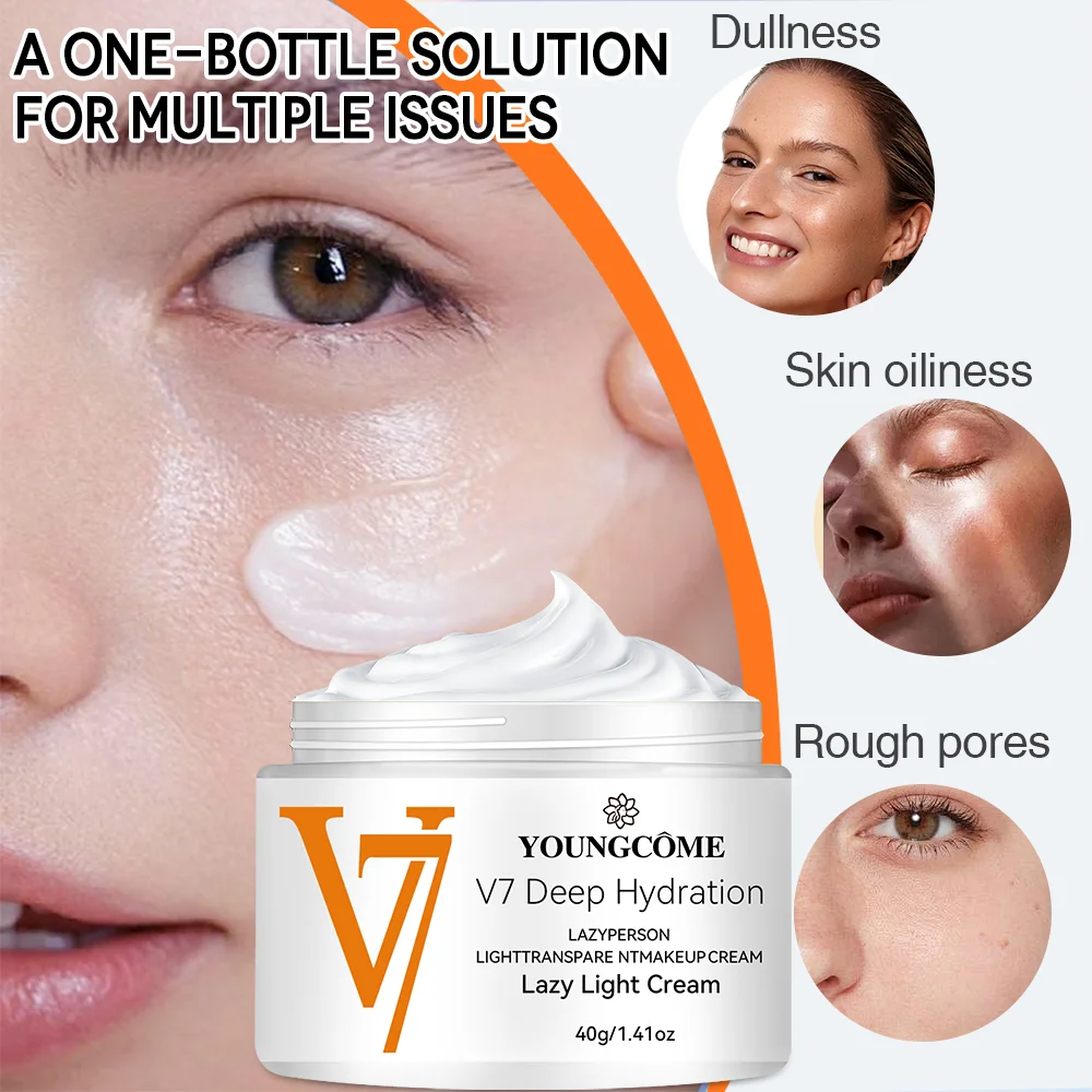 V7 Toning Face Cream Moisturizing Whitening Brightening Essence Face Care Fade Fine Lines Younger Firming Lifting Skincare