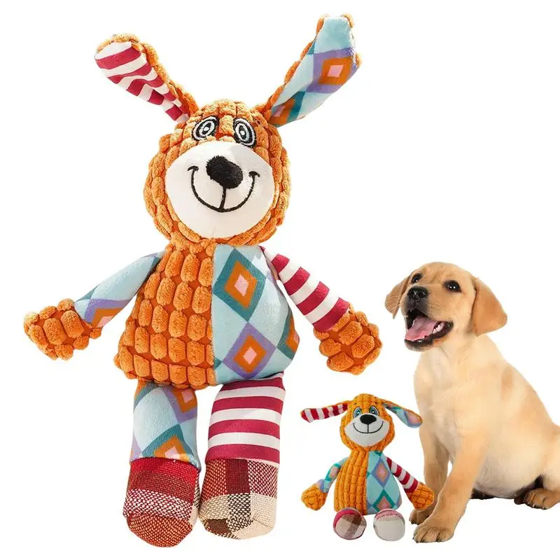 Lustiges Hundespielzeug mit Quietschen, Plüsch, quietschendes Kauspielzeug für Hunde, Quietschspielzeug für Haustiere, interaktives Spielspielzeug für Hunde, Linderung, gelangweilt, Heimtierbedarf
