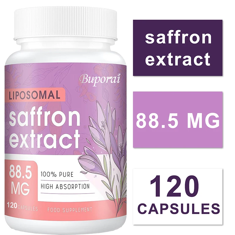 Saffron Extract 88.5MG - Helps Maintain Eye Health, Improve Mood, Enhance Concentration, Vision, Energy Support
