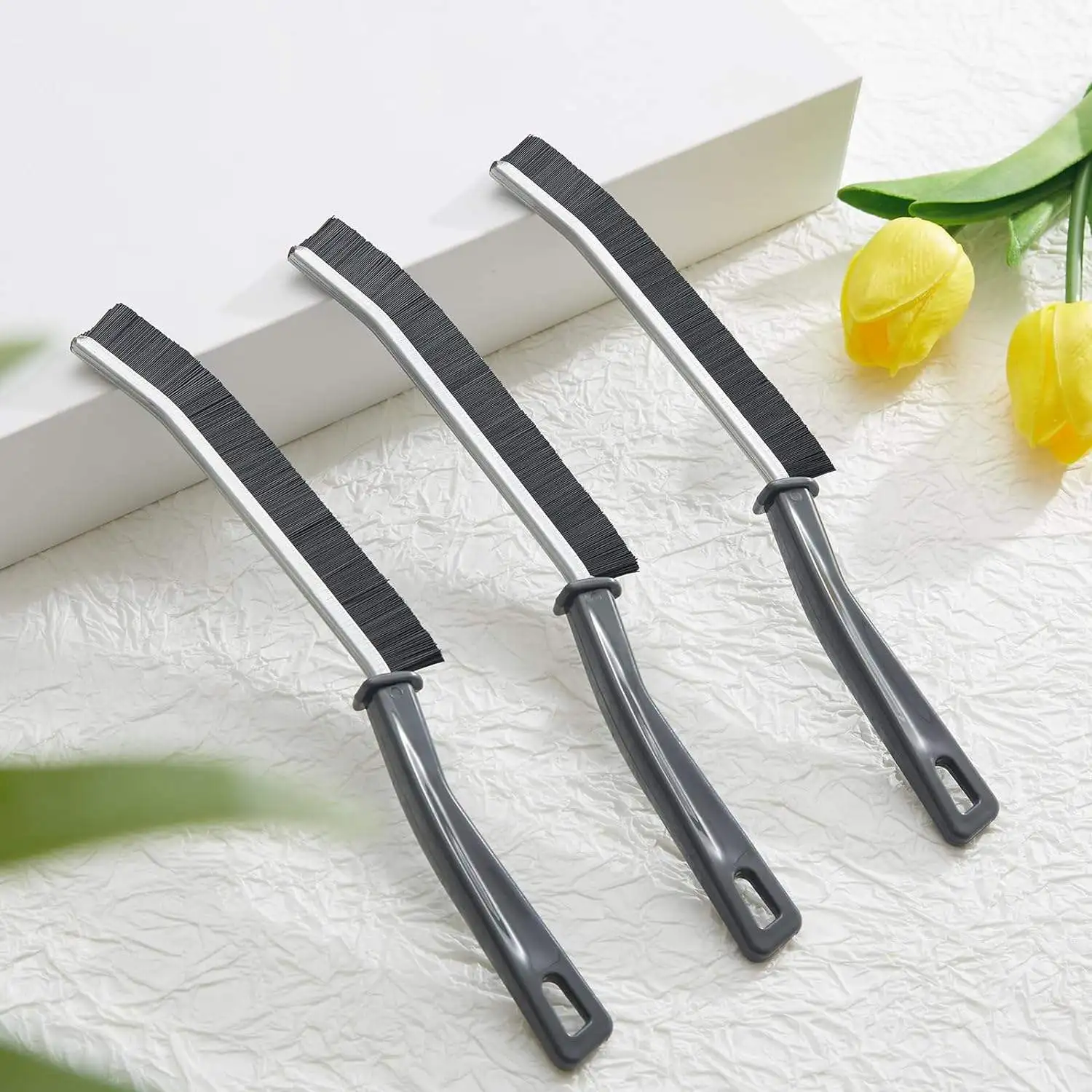Durable Grout Gap Cleaning Brush Kitchen Toilet Tile Joints Dead Angle Hard Bristle Cleaner Brushes For Shower Floor Line 5/1Pcs