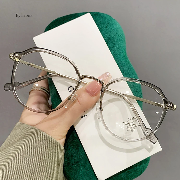 

Retro Square Frame Oversized Anti Blue Light Glasses Office Computer Read Versatile Anti Radiation Video Gaming Eyewear Goggles