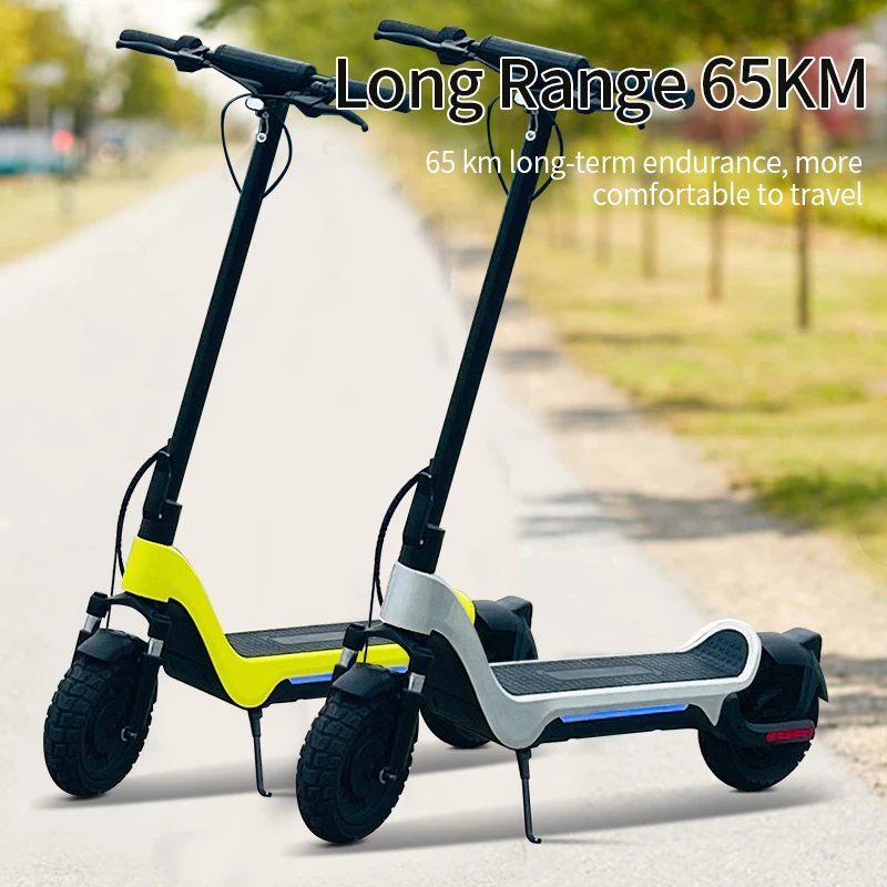 Electric Scooter S9Pro Plus 1200W Motor 48V 18AH 45KM/H liuminum Battery 10inch Tire Escooter Folding Off-road Electric Scooters