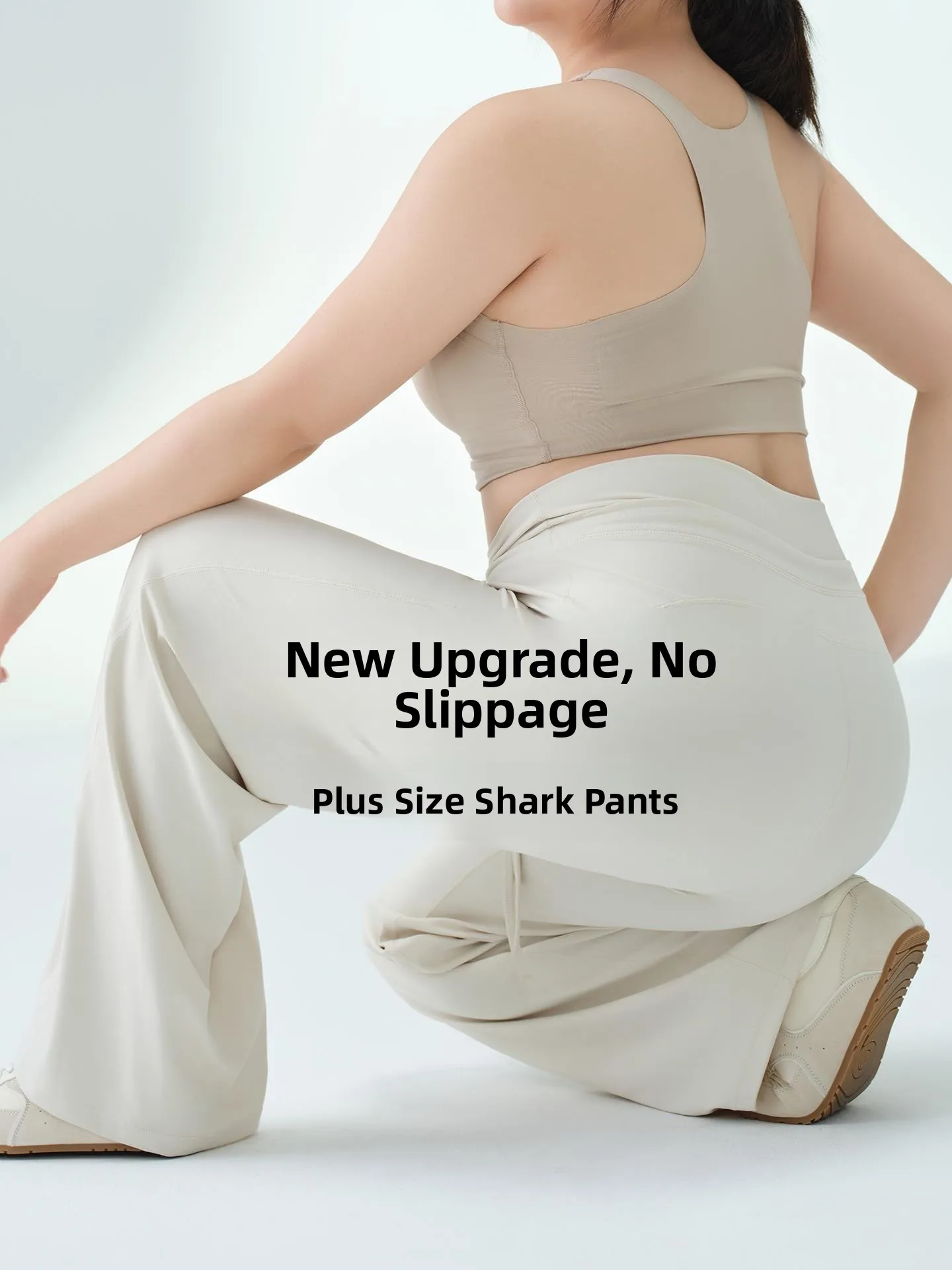 Spodnie do jogi plus size z wysokim stanem, damskie, luźne, z prostymi nogawkami, długie spodnie fitness na jesień i wiosnę, plus size, dla wysokich kobiet, spodnie sportowe.